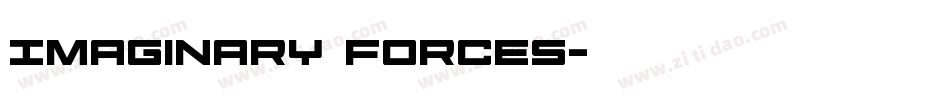 Imaginary Forces字体转换